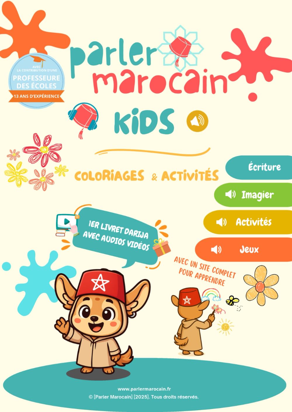 parler marocain kids: coloriages et activités Tiptoi & Games