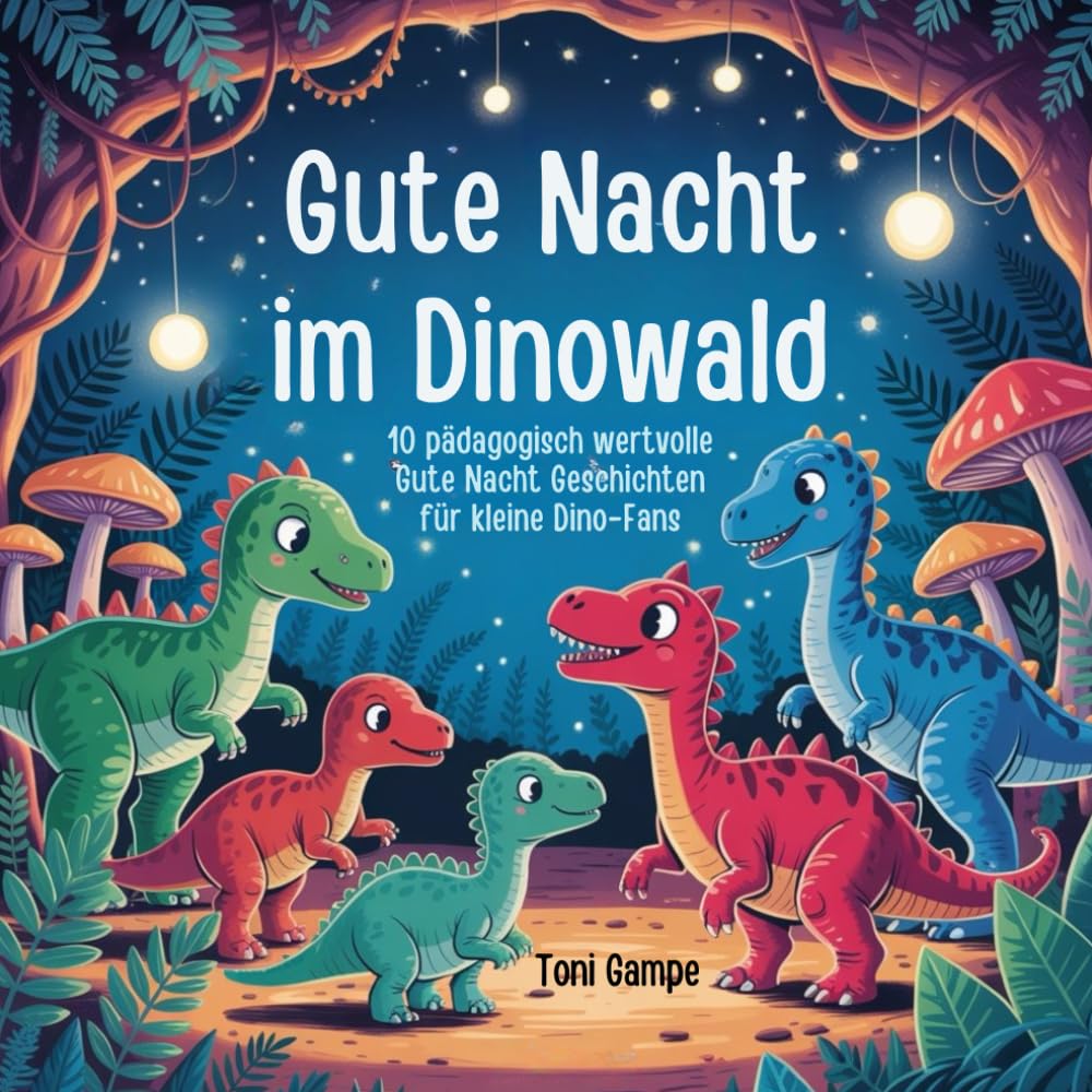 Gute Nacht im Dinowald: 10 pädagogisch wertvolle Gute Nacht Geschichten für kleine Dino-Fans Non-fiction