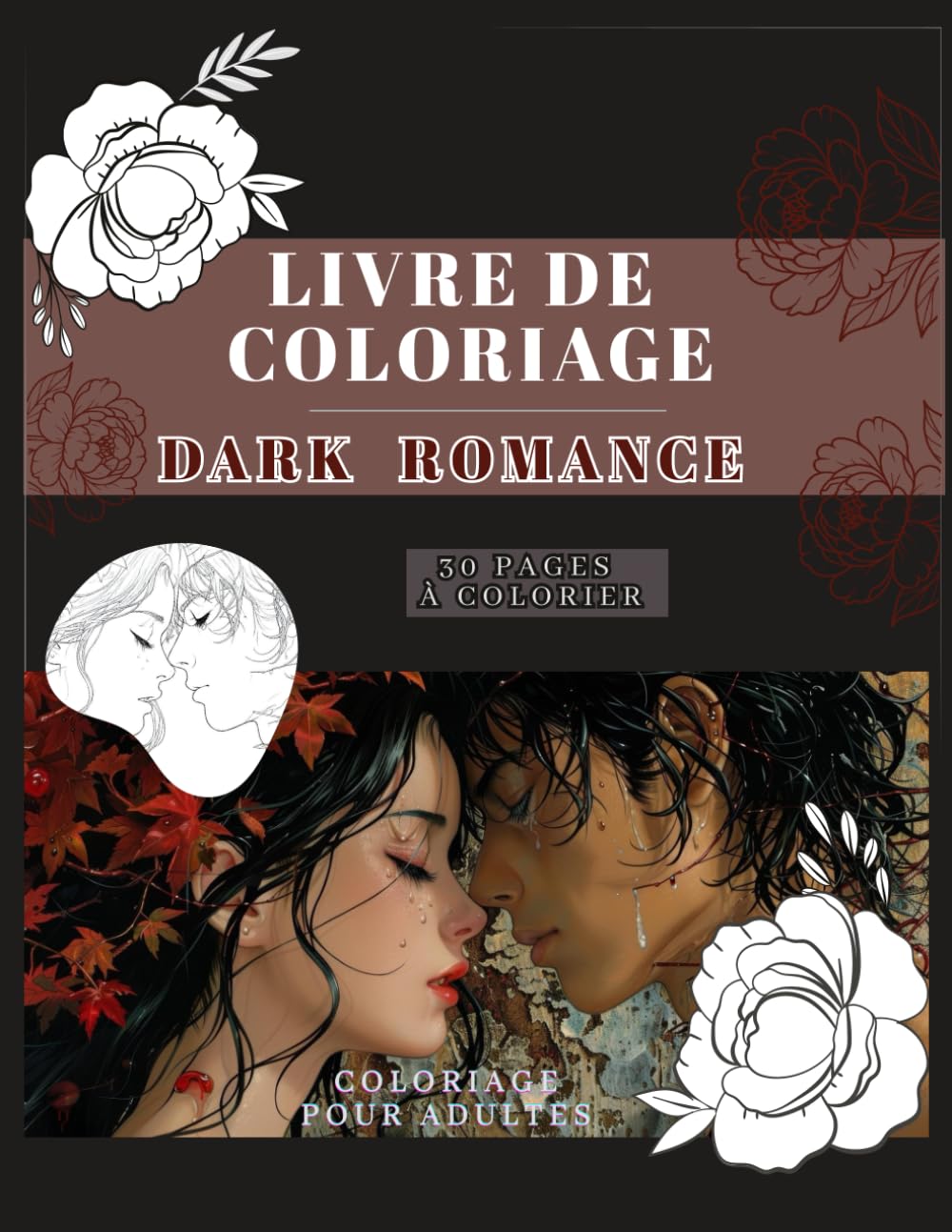 LIVRE DE COLORIAGE DARK ROMANCE: COLORIAGE POUR ADULTES book
