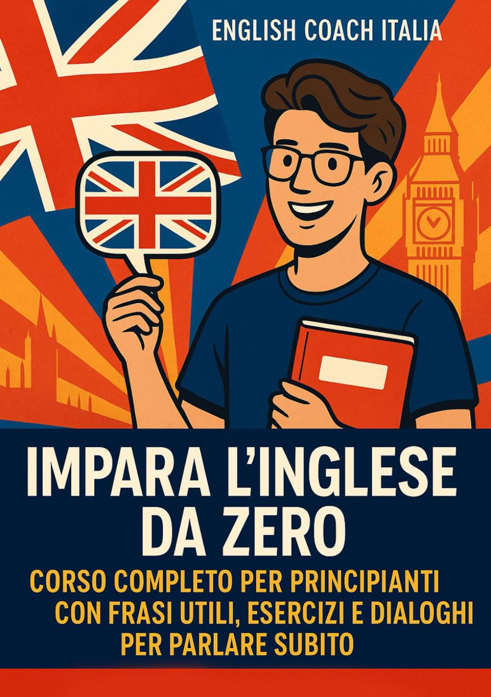 Impara l’Inglese da Zero: Corso Completo per Principianti con Frasi Utili, Esercizi e Dialoghi per Parlare Subito: Con esempi reali e tecniche per non dimenticare mai ciò che studi book
