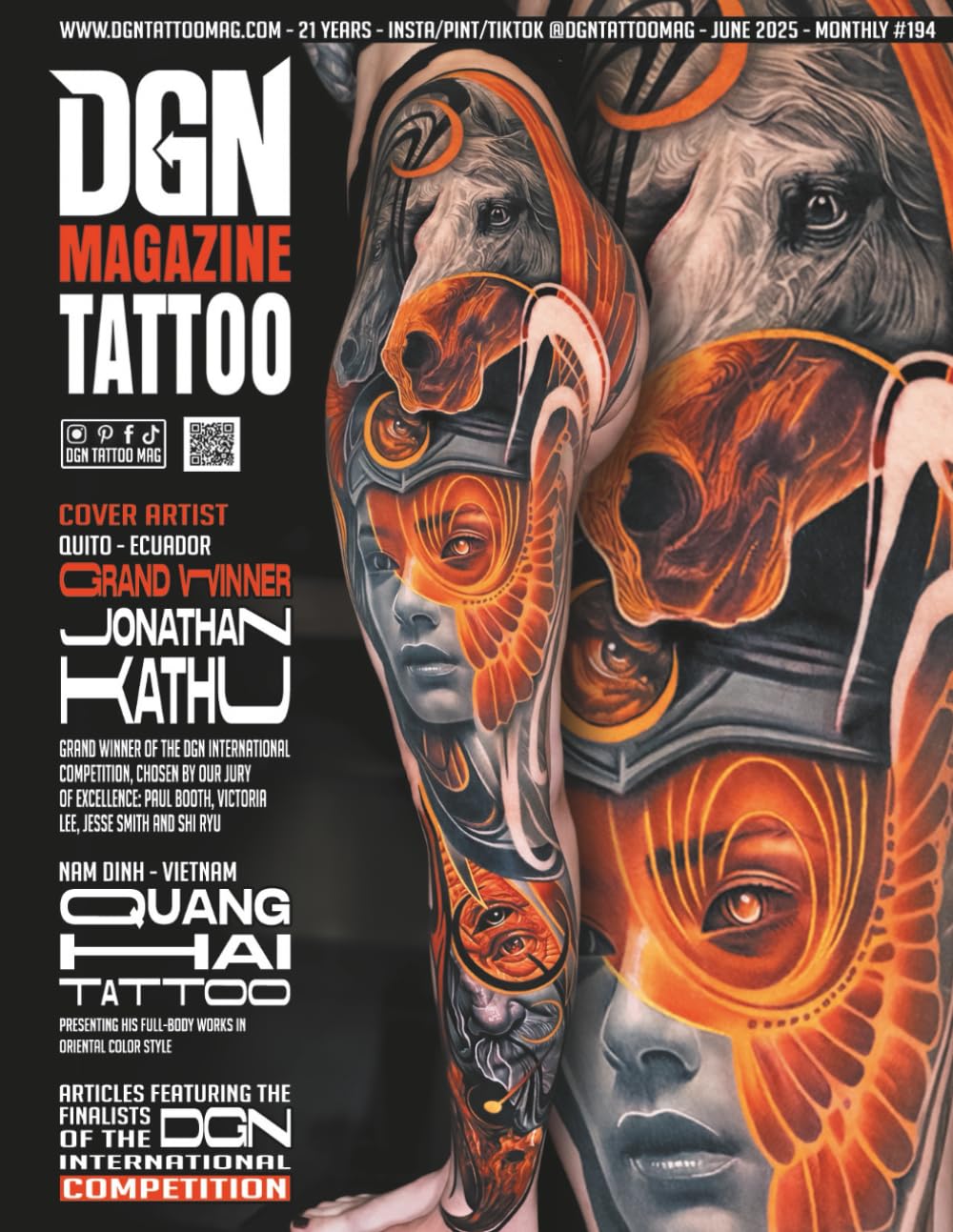 Best of the Best | DGN Tattoo Magazine International Competition #194 Manga
