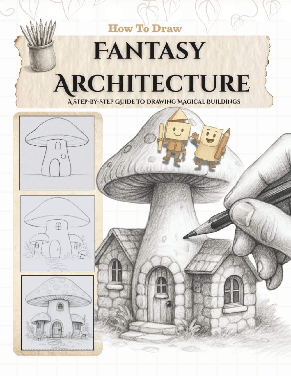 How To Draw Fantasy Architecture. A Step-by-Step Guide to Drawing Magical Buildings: Create Castles, Cottages, and Charming Curiosities with Ease (Worlds Unfolded) Home & Household