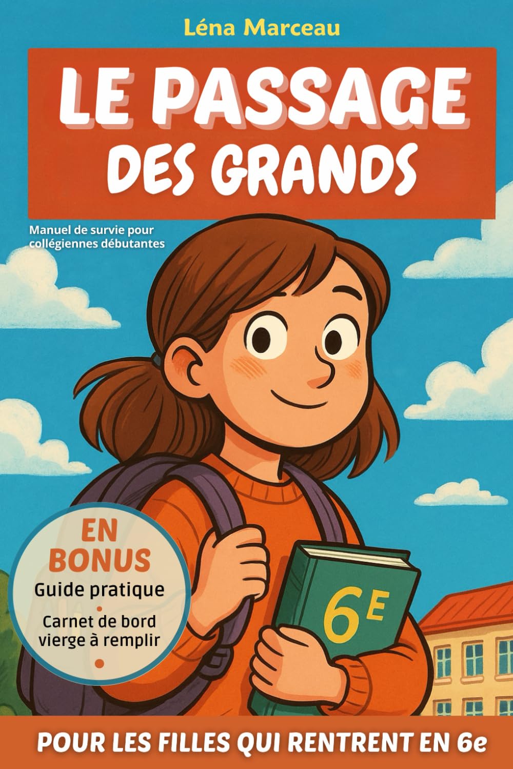 Le passage des Grands: Livre pour aider les enfants à réussir leur entrée en 6e. Pour les filles qui rentrent en 6e. En bonus : Un petit guide ... en 6e") et Un carnet de bord vierge à remplir book