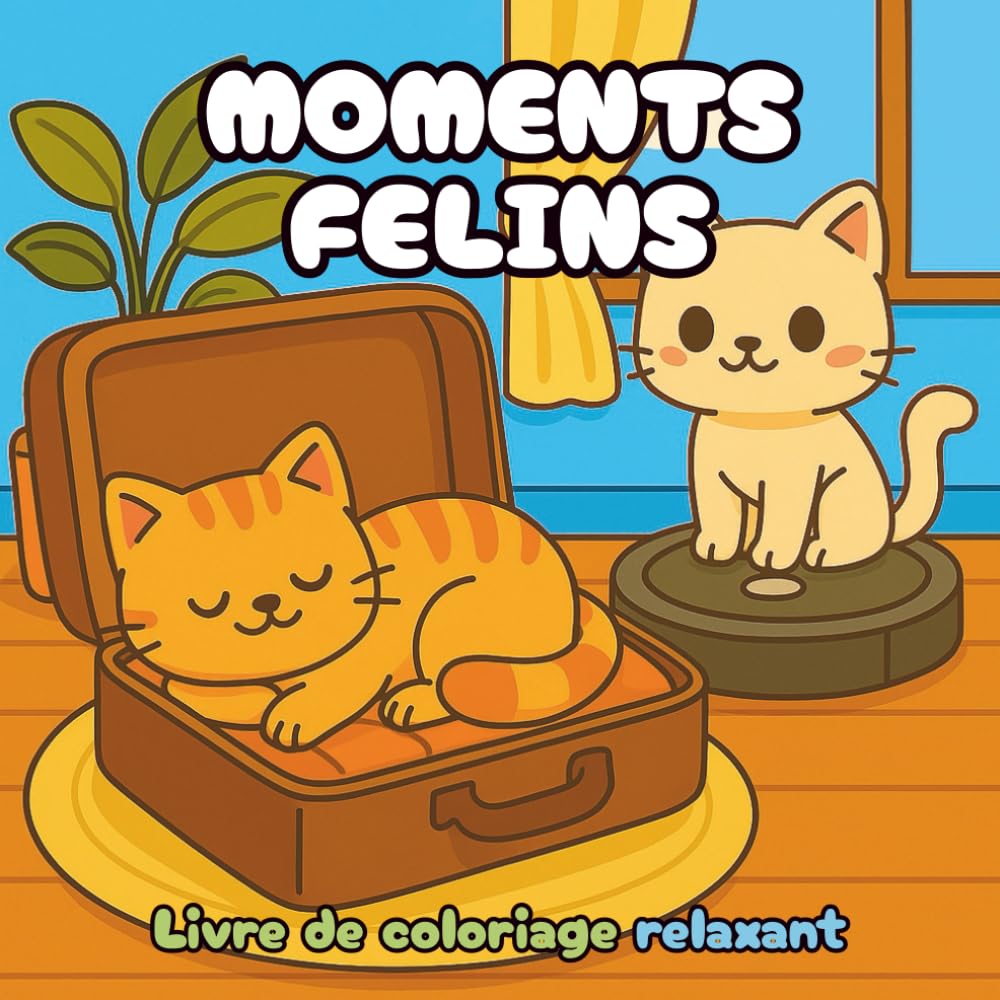 Moments Félins: Un voyage apaisant dans l’univers des chats pour adolescents et adultes – anti-stress, créativité et relaxation assurées book