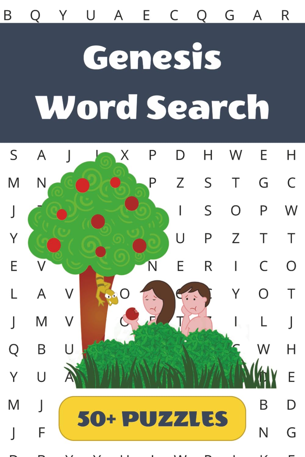Genesis Word Search Puzzle Book: 50+ Word Find Puzzles with Easy-to-Read Print about Creation, Adam and Eve, Noah’s Ark and More | 6 × 9 inches, 110 pages … Gift for Vacations, Holidays and Free Times Leisure & Fun