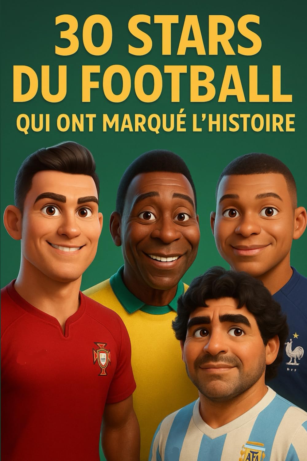 30 Stars du Football qui ont Marqué l’Histoire: Des exploits inoubliables racontés à travers 30 légendes du football book