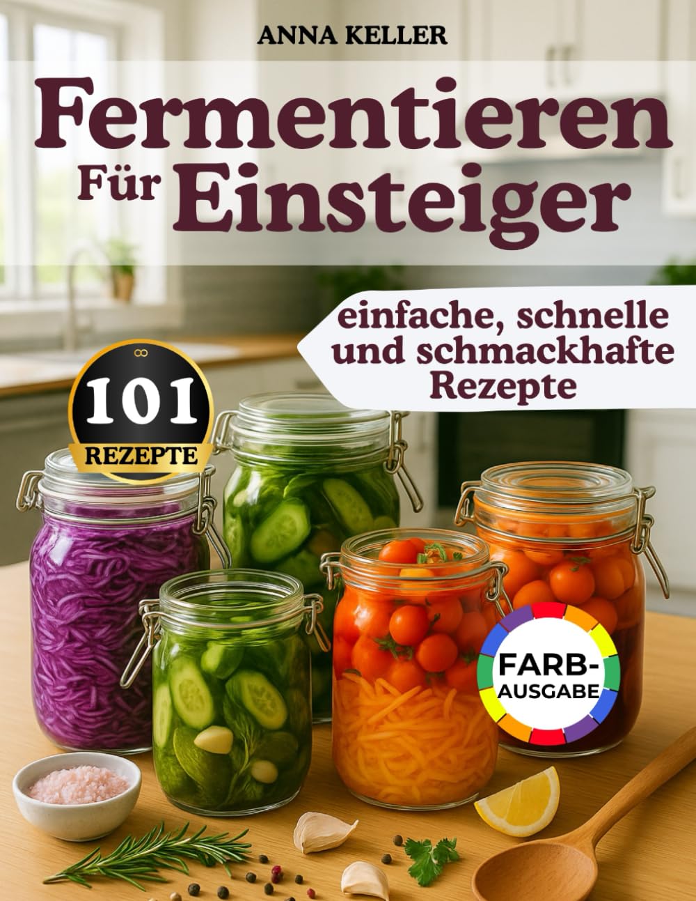 Fermentieren für Einsteiger: 101 einfache & schnelle Rezepte – voller Geschmack, Erinnerung & natürlicher Gesundheit. Für alle mit wenig Zeit – ganz wie bei Oma Cooking & Enjoying