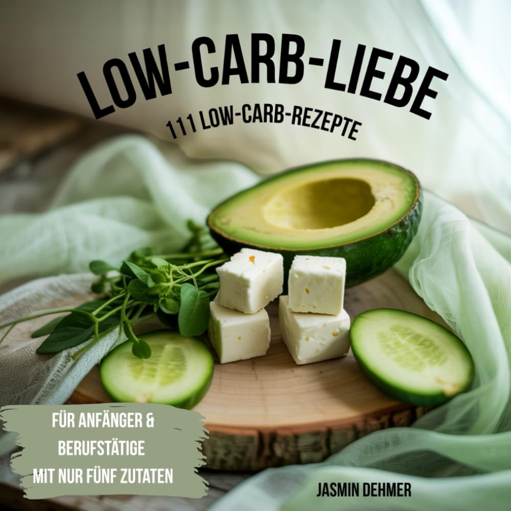 Low-Carb-Liebe: 111 Low-Carb-Rezepte für Anfänger & Berufstätige mit nur fünf Zutaten Cooking & Enjoying