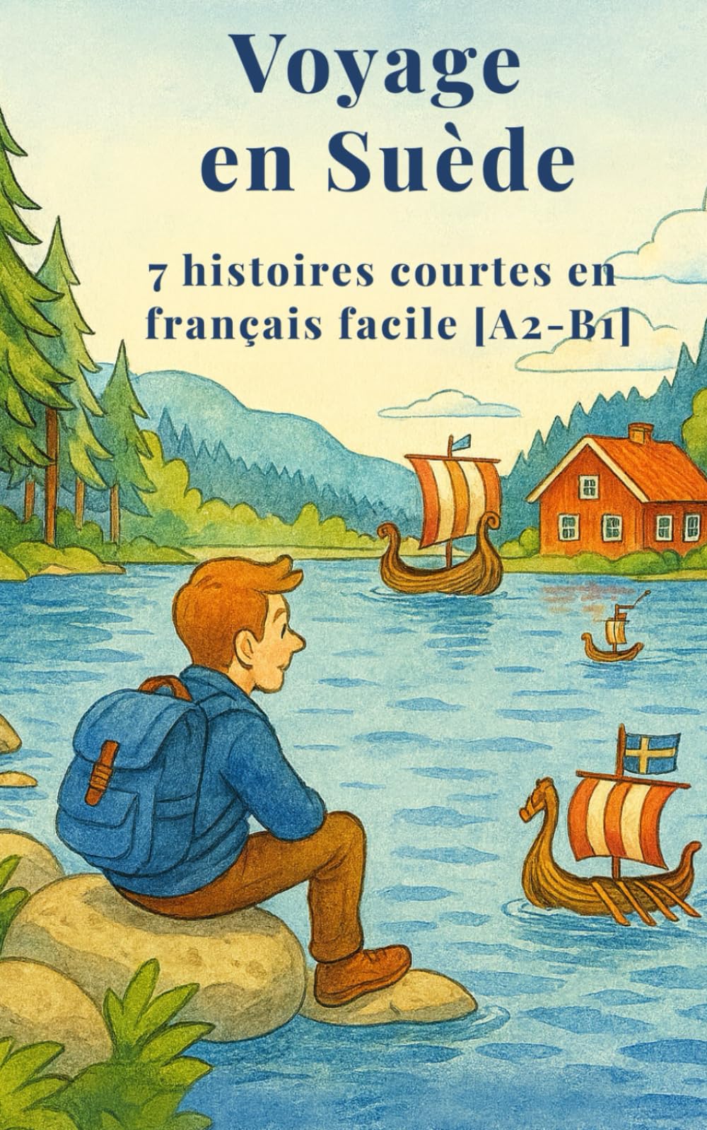 Histoires courtes en français facile : Voyage en Suède (7 histoires pour progresser): Includes vocabulary, phonetic transcription and comprehension questions Foreign Languages ​​& Dictionaries