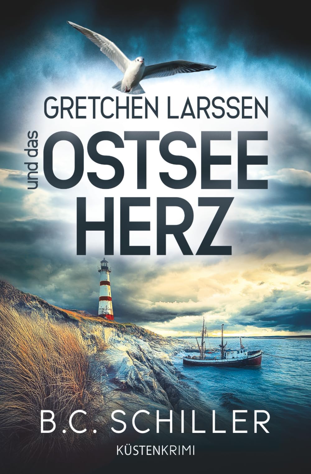 Gretchen Larssen und das Ostseeherz: Küstenkrimi (Ein Fall für Gretchen Larssen, Band 8) Action & Adventure