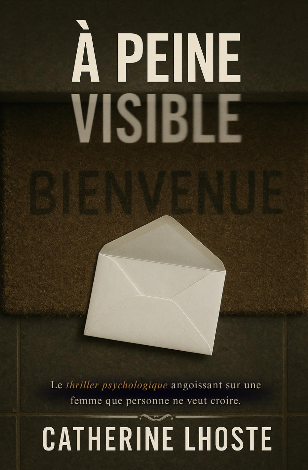 À peine visible: Le thriller psychologique angoissant sur une femme que personne ne veut croire. book