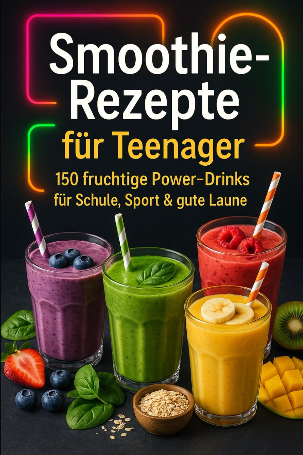 Smoothie Rezepte für Teenager: 150 fruchtige Power-Drinks für Schule, Sport & gute Laune Health, Nutrition & Fitness