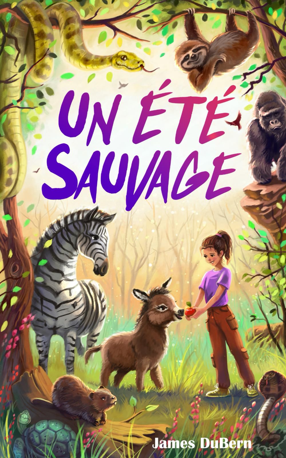 Un été sauvage: Les enfants de 8 à 11 ans vont adorer cette aventure où une fille construit son propre zoo. book