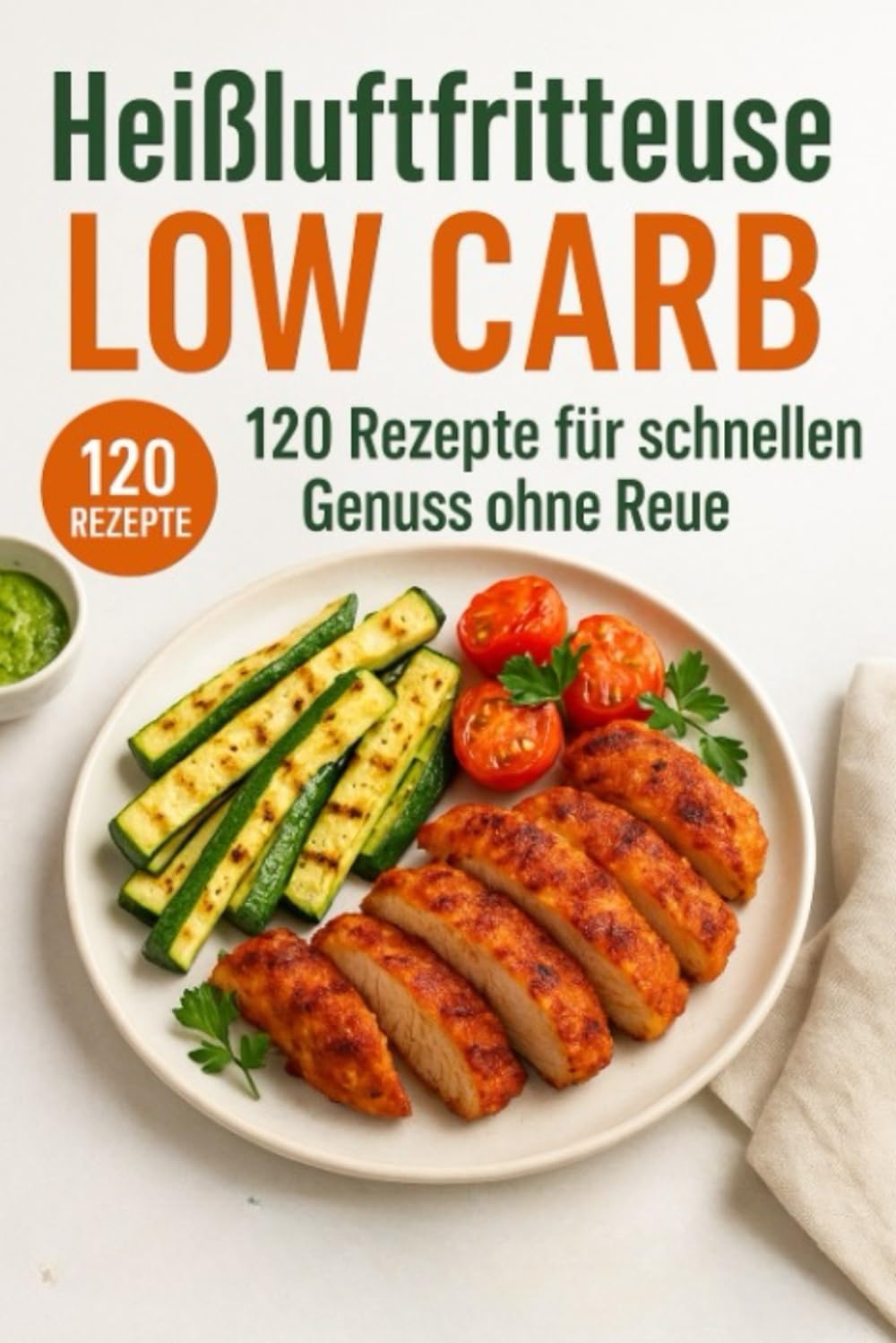 Heißluftfritteuse Low Carb: 120 Rezepte für schnellen Genuss ohne Reue Health, Nutrition & Fitness