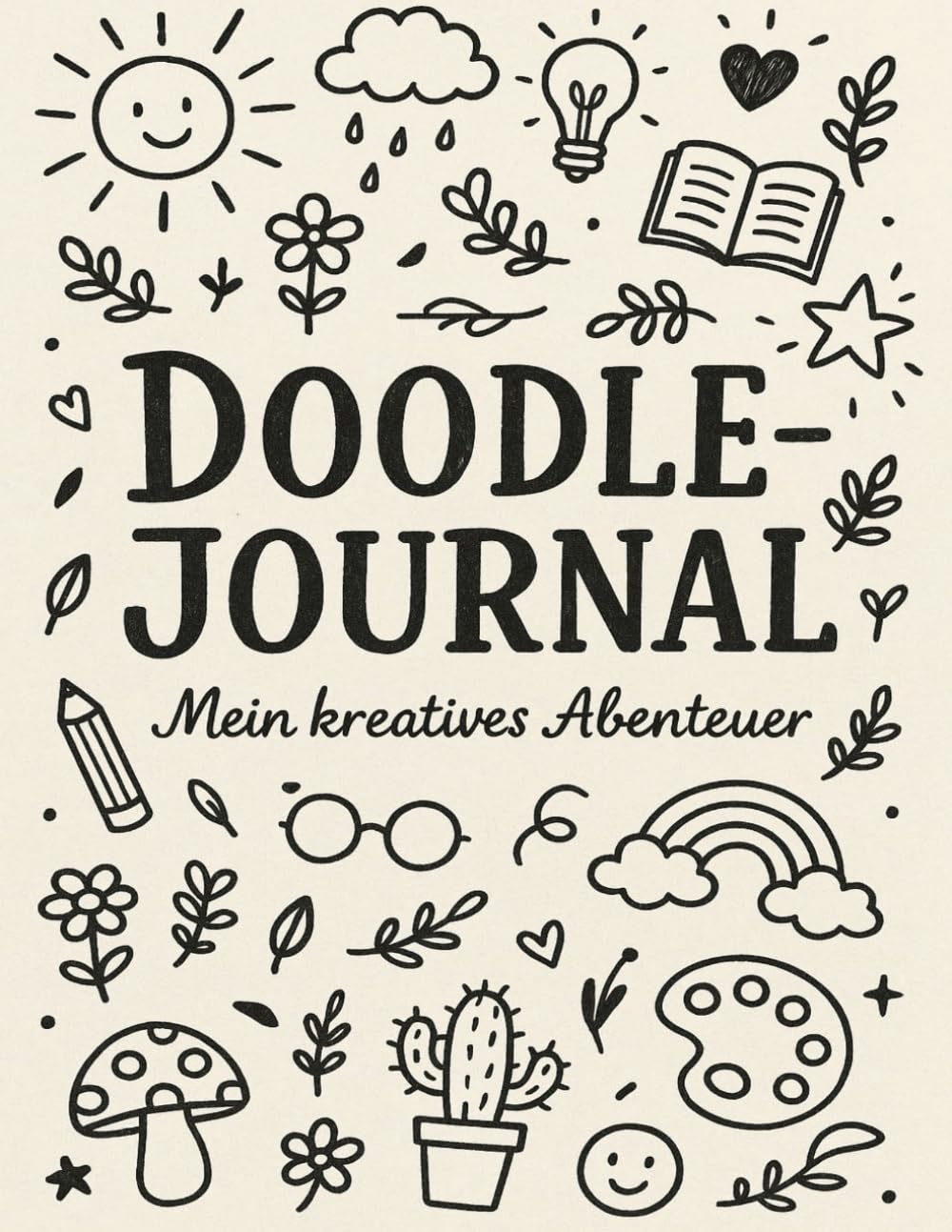 Doodle - Journal, Mein kreatives Abenteuer: 60 Tage dein Herz malt mit, täglich ein Kritzelglück, 60 Glücksmomente Arts & Music