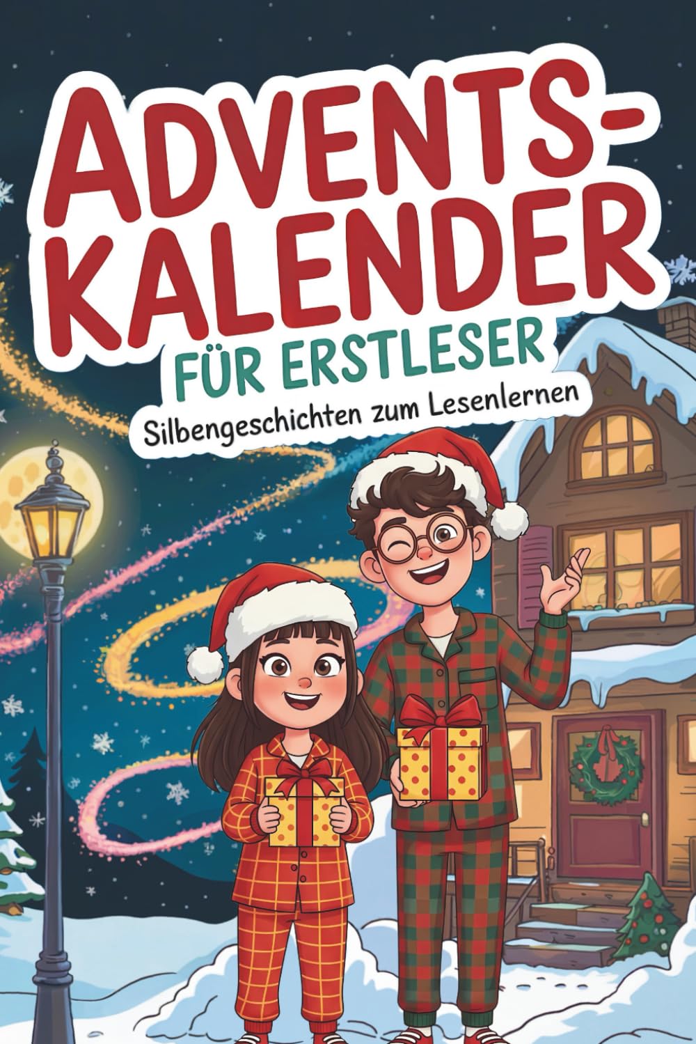 Adventskalender für Erstleser – Silbengeschichten zum Lesenlernen: 24 kurze Weihnachtsgeschichten für Kinder ab 6 Jahren zum Mitmachen | 1. Klasse book