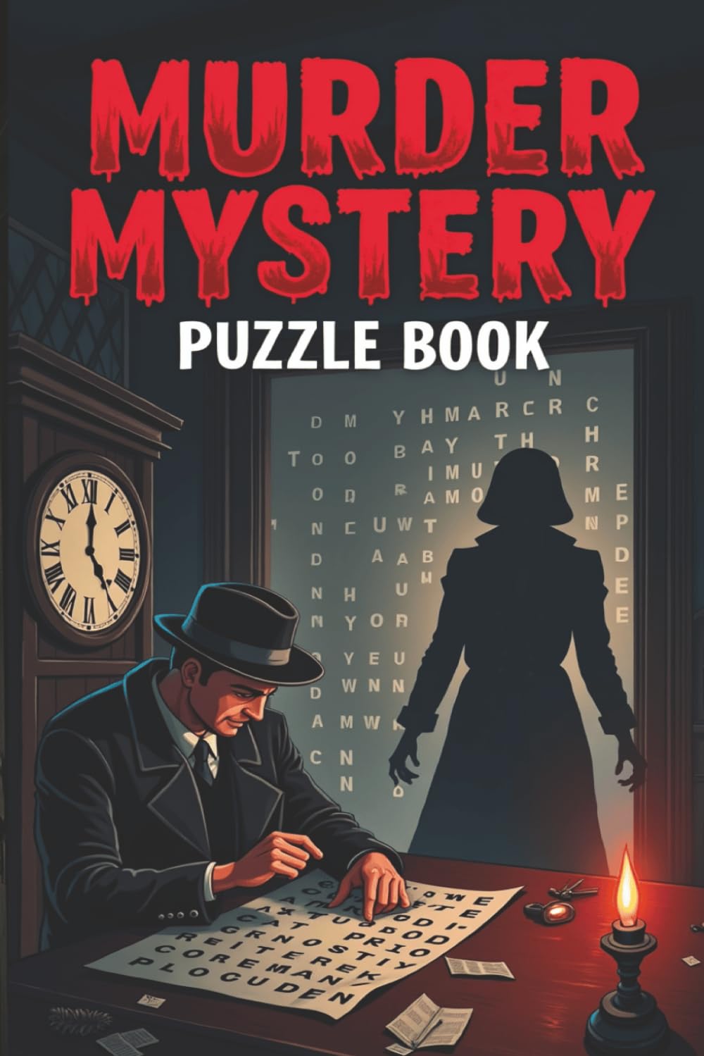 Murder Mystery Puzzle Book With Rhymed Riddles In Crossword Puzzles For Adults And Clues In Word Searches To Solve Whodunnit Murder Mysteries: Solve ... puzzles and word searches for adults) Leisure & Fun