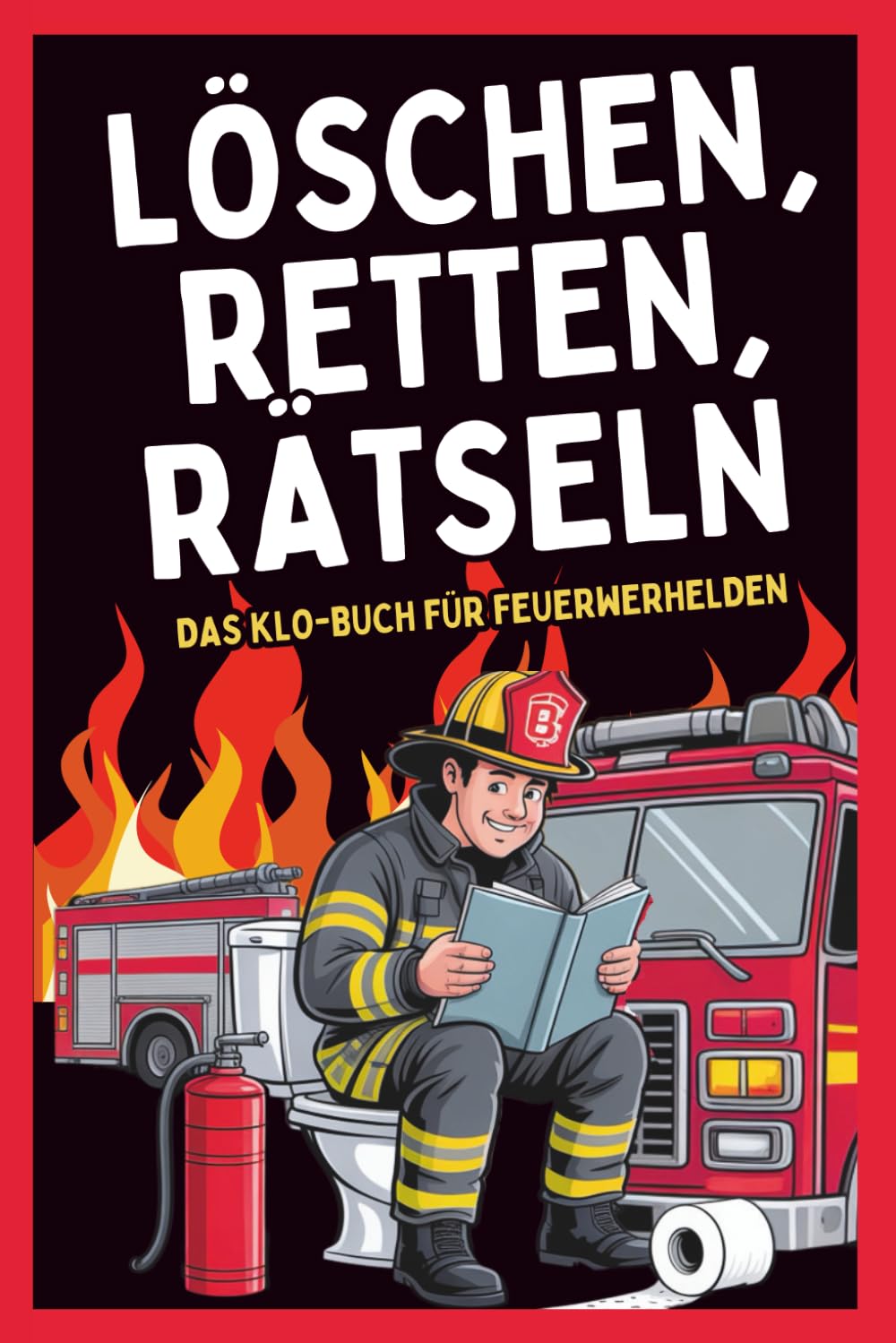 Löschen, Retten, Rätseln – Das Klo-Buch für Feuerwehrhelden: Das lustige Rätselbuch für Feuerwehrmänner auf über 120 Seiten – Mit Witzen, Tests, ... Geschenk für Männer (Klo-Rätselbücher) Lifestyle