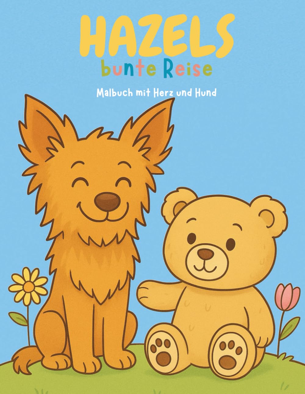 Hazels bunte Reise: Malbuch mit Herz und Hund (Reiseschnauze, Band 1) Non-fiction