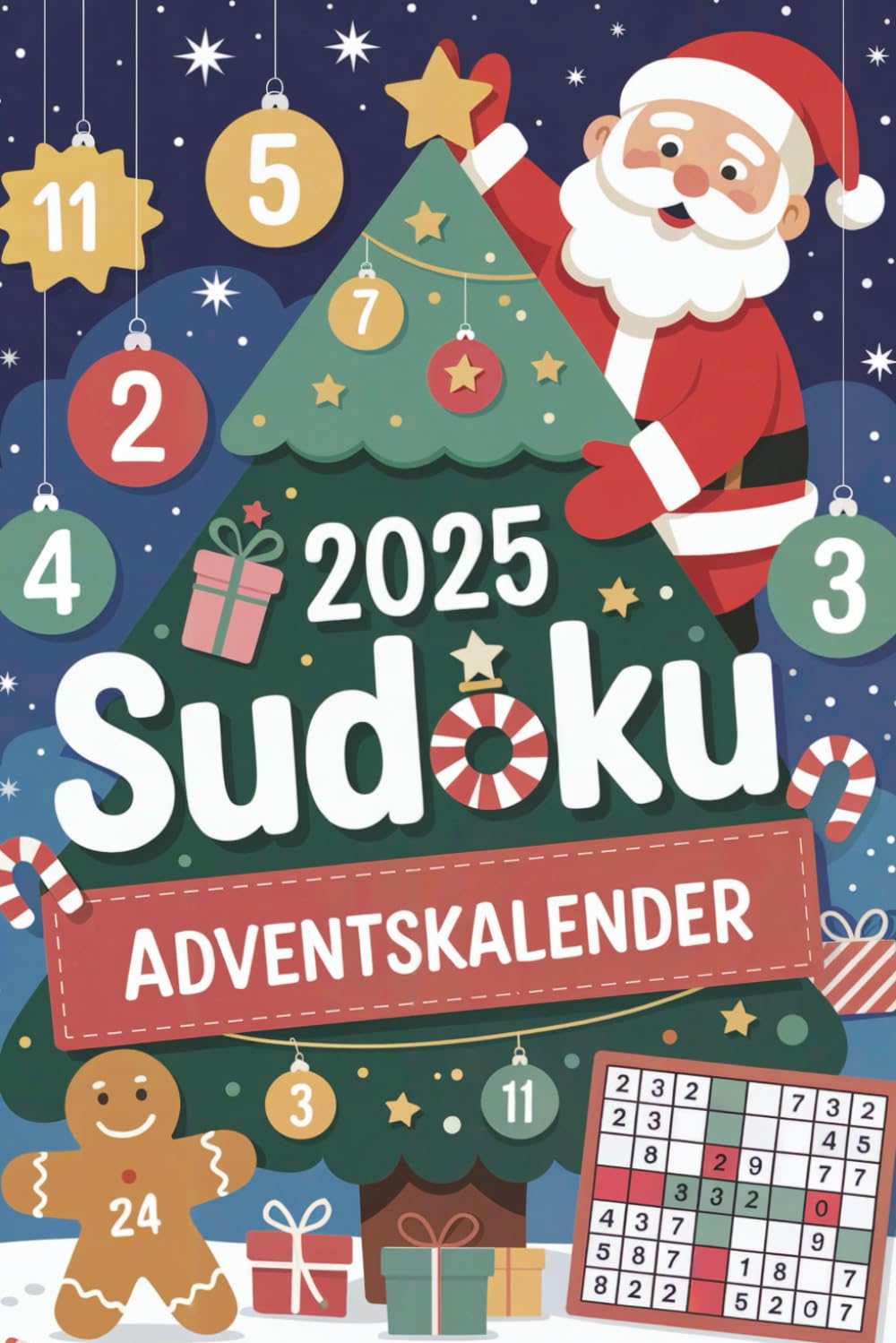 Sudoku Adventskalender : Jeden Tag knobeln, rätseln und genießen – in drei Schwierigkeitsgraden für Erwachsene und Senioren Lifestyle