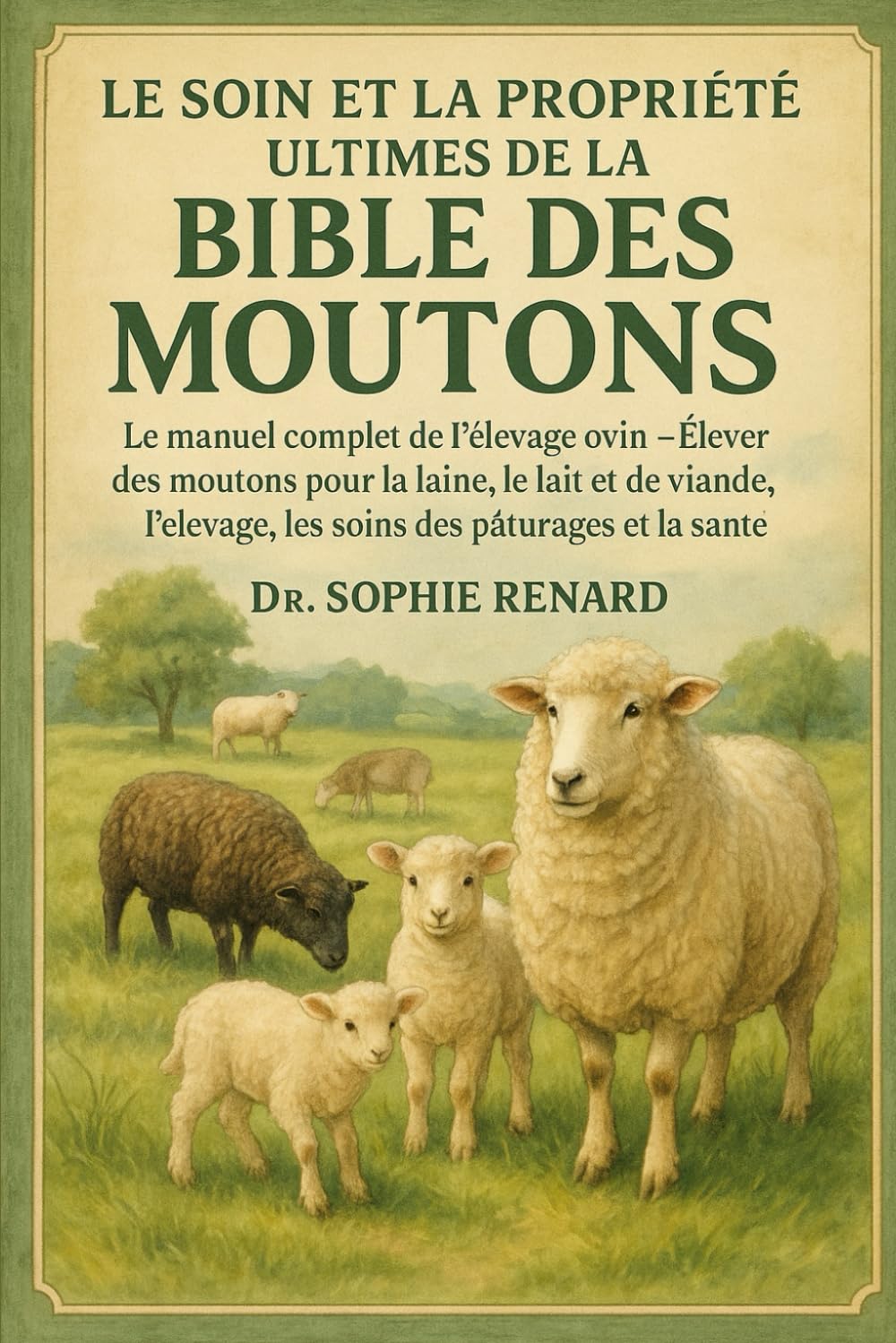 LE SOIN ET LA PROPRIÉTÉ ULTIMES DE LA BIBLE DES MOUTONS: Le manuel complet de l'élevage ovin – Élever des moutons pour la laine, le lait et la viande, l'élevage, les soins des pâturages et la santé book