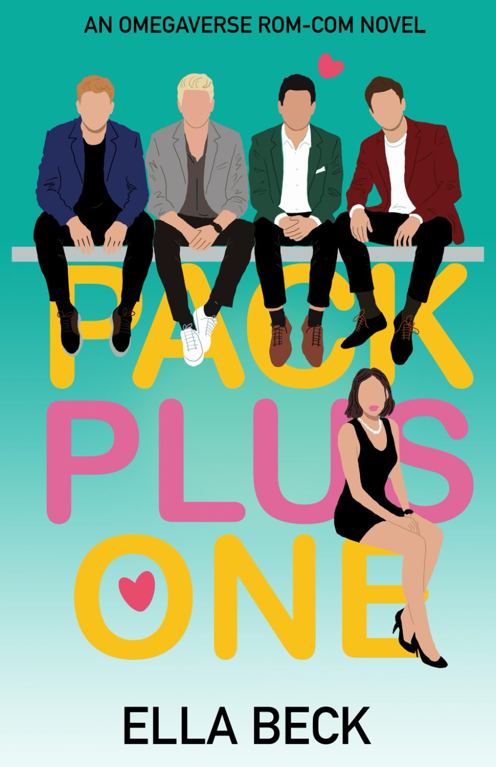 Pack Plus One: A Reverse Harem Omegaverse Rom-Com (Sweetwater City Reverse Harem Omegaverse) Contemporary Romance