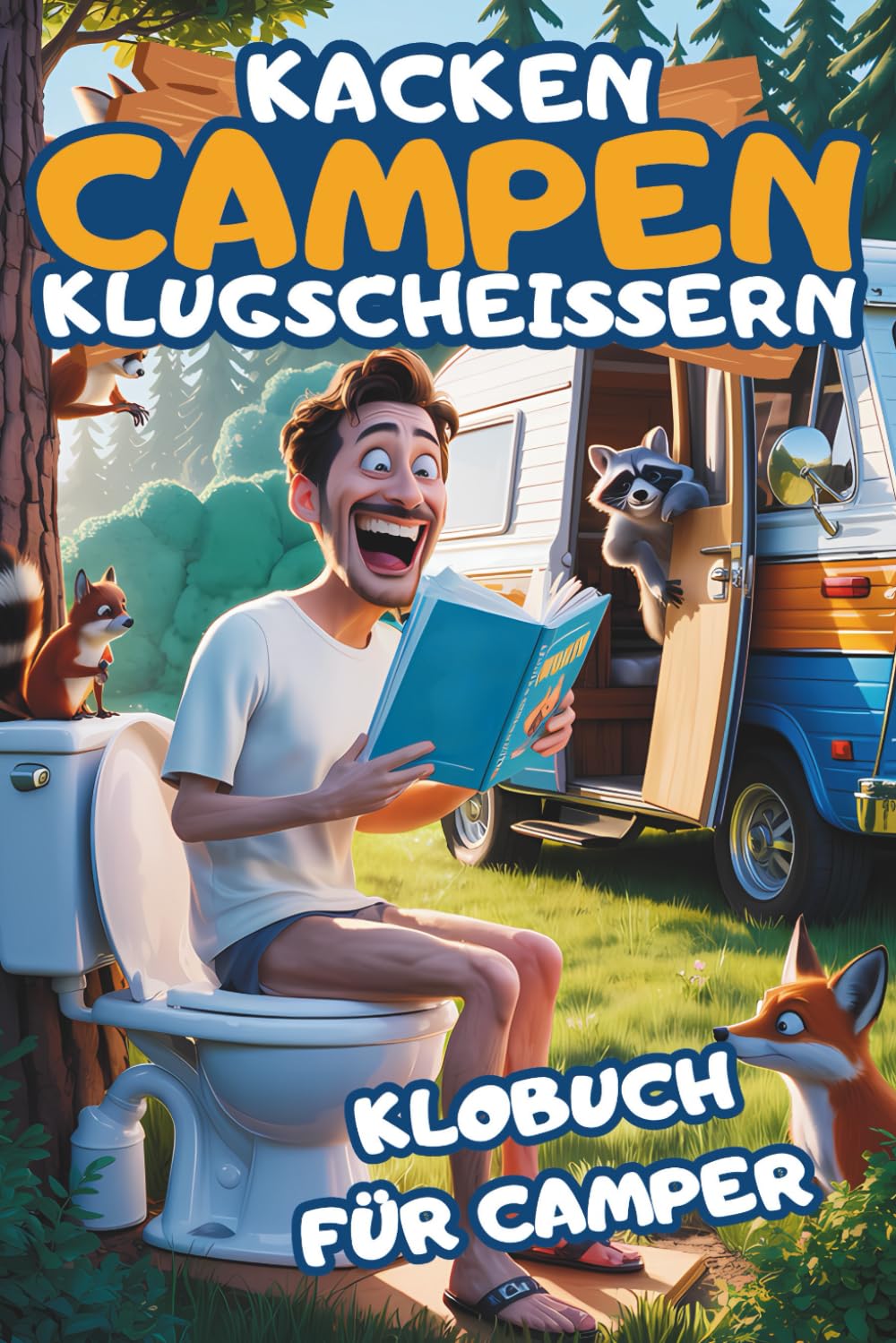 Kacken, Campen, Klugscheissern - Das Lustige Klobuch für Camper: 101 Dinge, die du nur auf dem Klo erfährst - Unnützes Campingwissen, schräge Fakten ... Geschenk für Camper und Wohnmobilfans Sheet Music