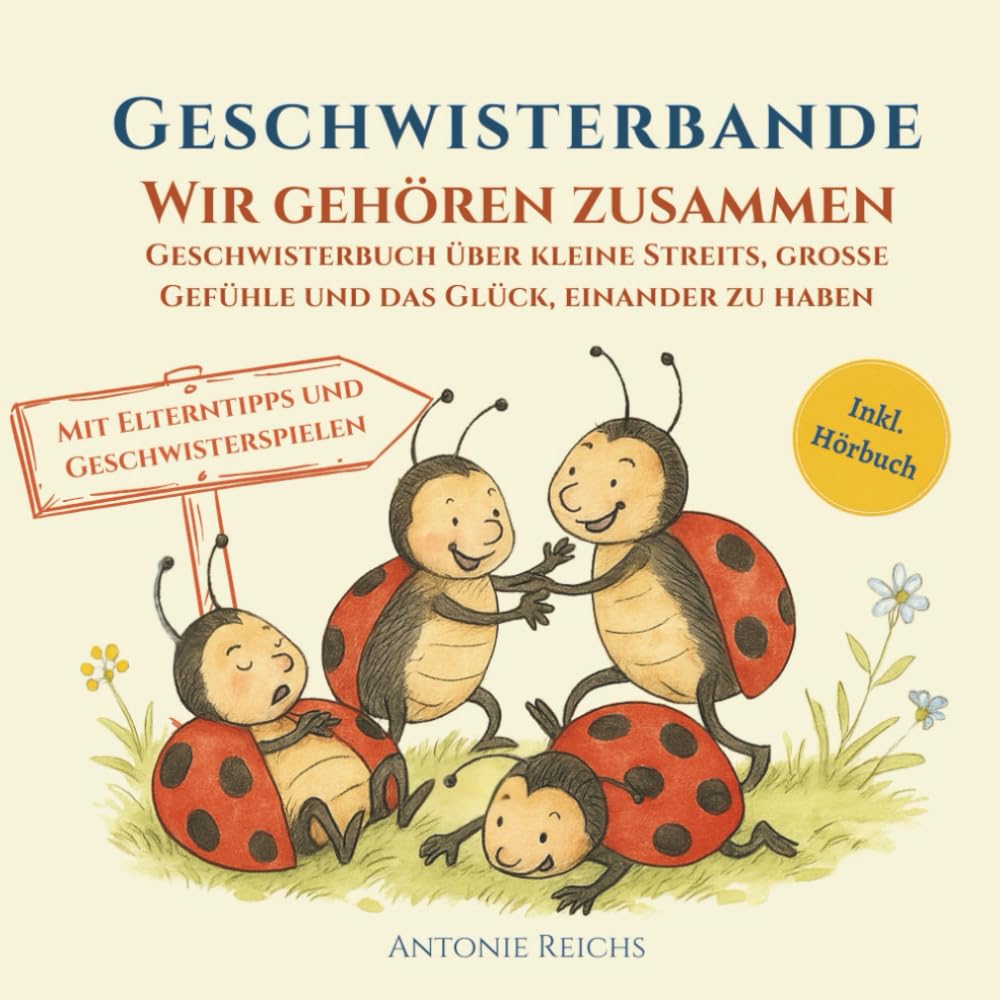 Geschwisterbande - Wir gehören zusammen: Geschwisterbuch über kleine Streits, große Gefühle und das Glück, einander zu haben. Mit Elterntipps und Geschwisterspielen. Inkl. Hörbuch Non-fiction