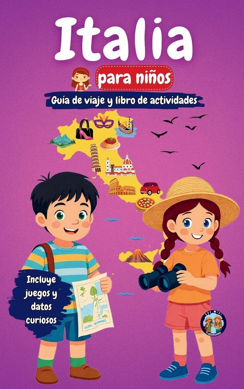 Italia para niños - Guía de viaje y libro de actividades Tiptoi & Games