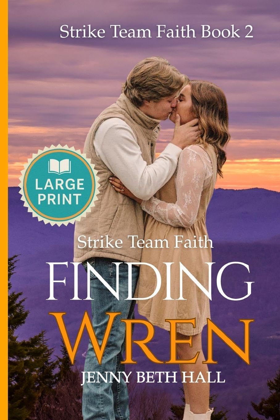 Finding Wren (Large Print) - A Firefighter, Running, Slow Burn, Faith Based Romance Contemporary literature