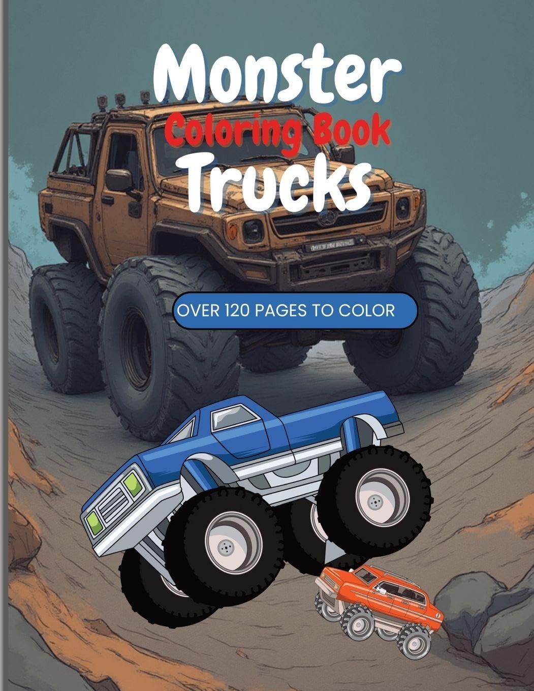 Monster Truck Coloring Book Non-fiction