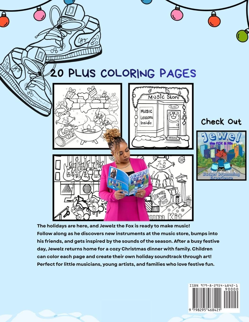 Jewel the Fox Christmas Coloring Book Non-fiction