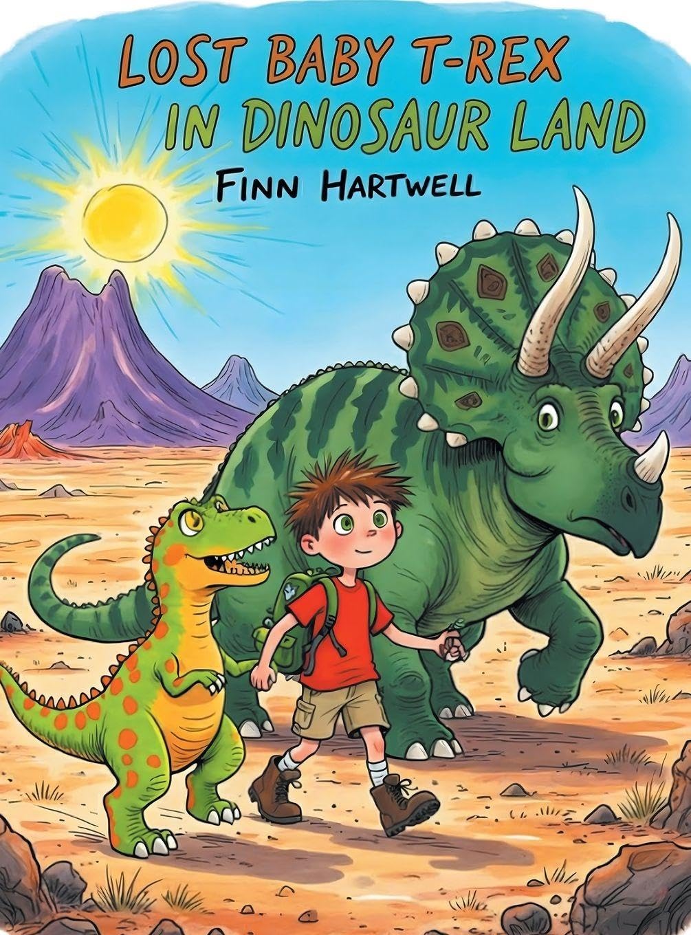 Lost Baby T-Rex In Dinosaur Land Non-fiction