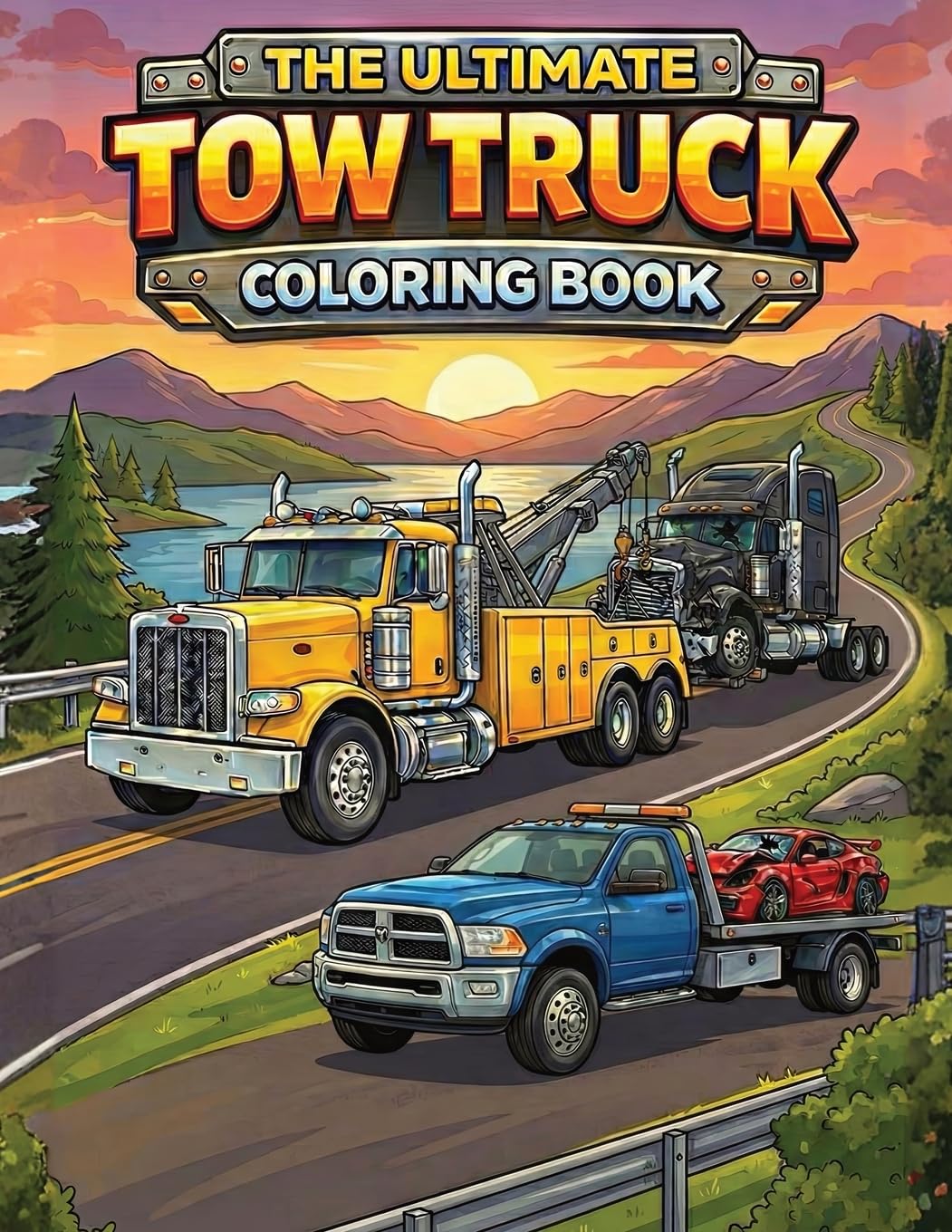 The Ultimate Tow Truck Coloring Book Tiptoi & Games