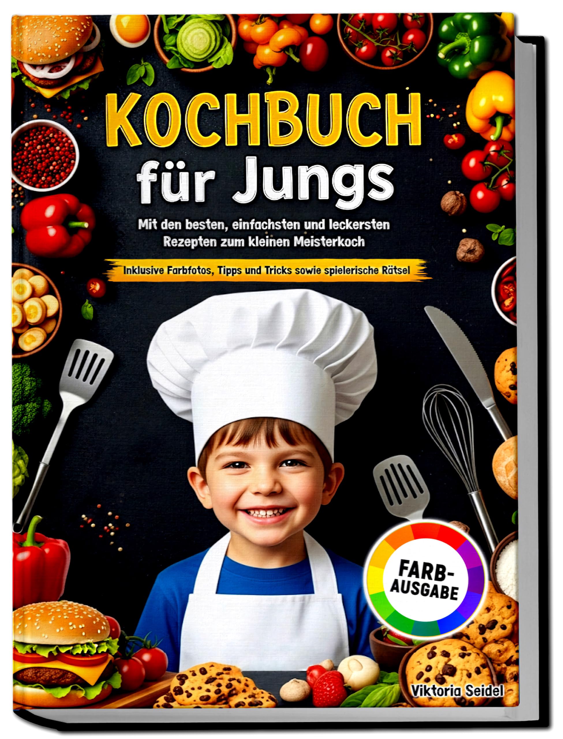Kochbuch für Jungs: Mit den besten, einfachsten und leckersten Rezepten zum kleinen Meisterkoch | Inklusive Farbfotos, Tipps und Tricks sowie spielerische Rätsel Computer Science