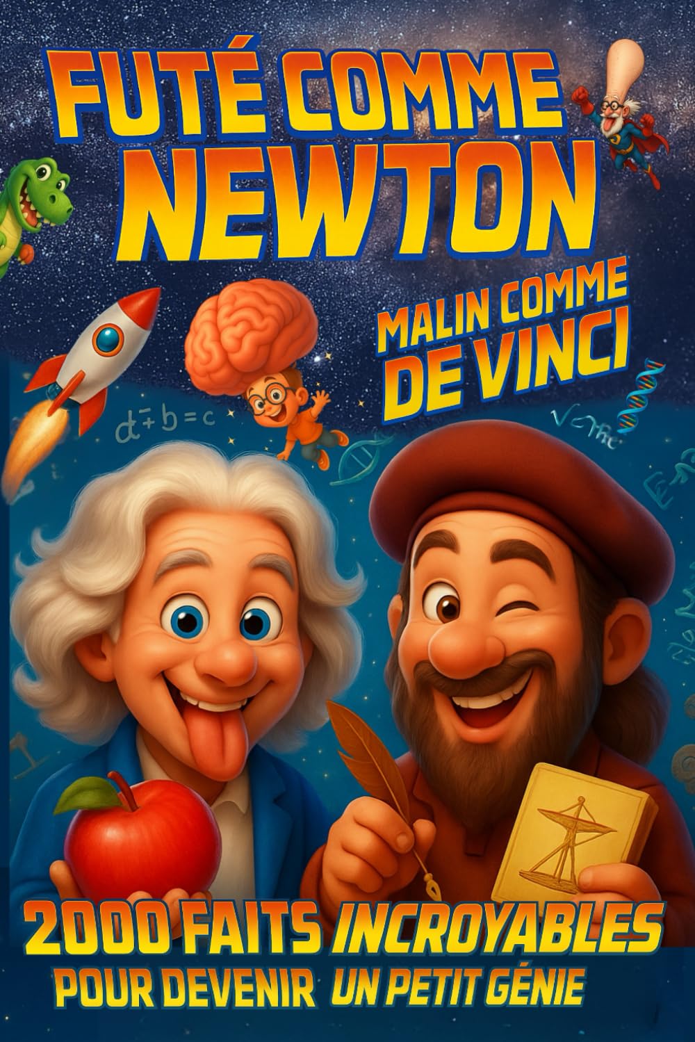 Futé comme Newton Malin comme De Vinci: 2000 Faits incroyables pour devenir un Petit Génie – Curiosités, Vérités Bizarres et Records Surprenants sur ... Enfants Curieux et Fans d’Einstein Garden & Plants