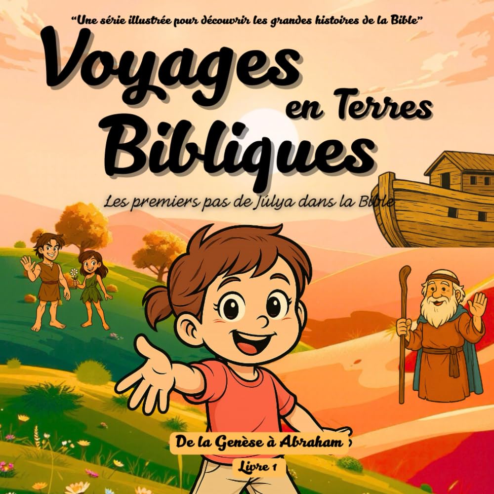 Voyages en Terres Bibliques: Les premiers pas de Júlya dans la bible.: Une série illustrée, pour les enfants, pour découvrir les grandes histoires de la Bible book