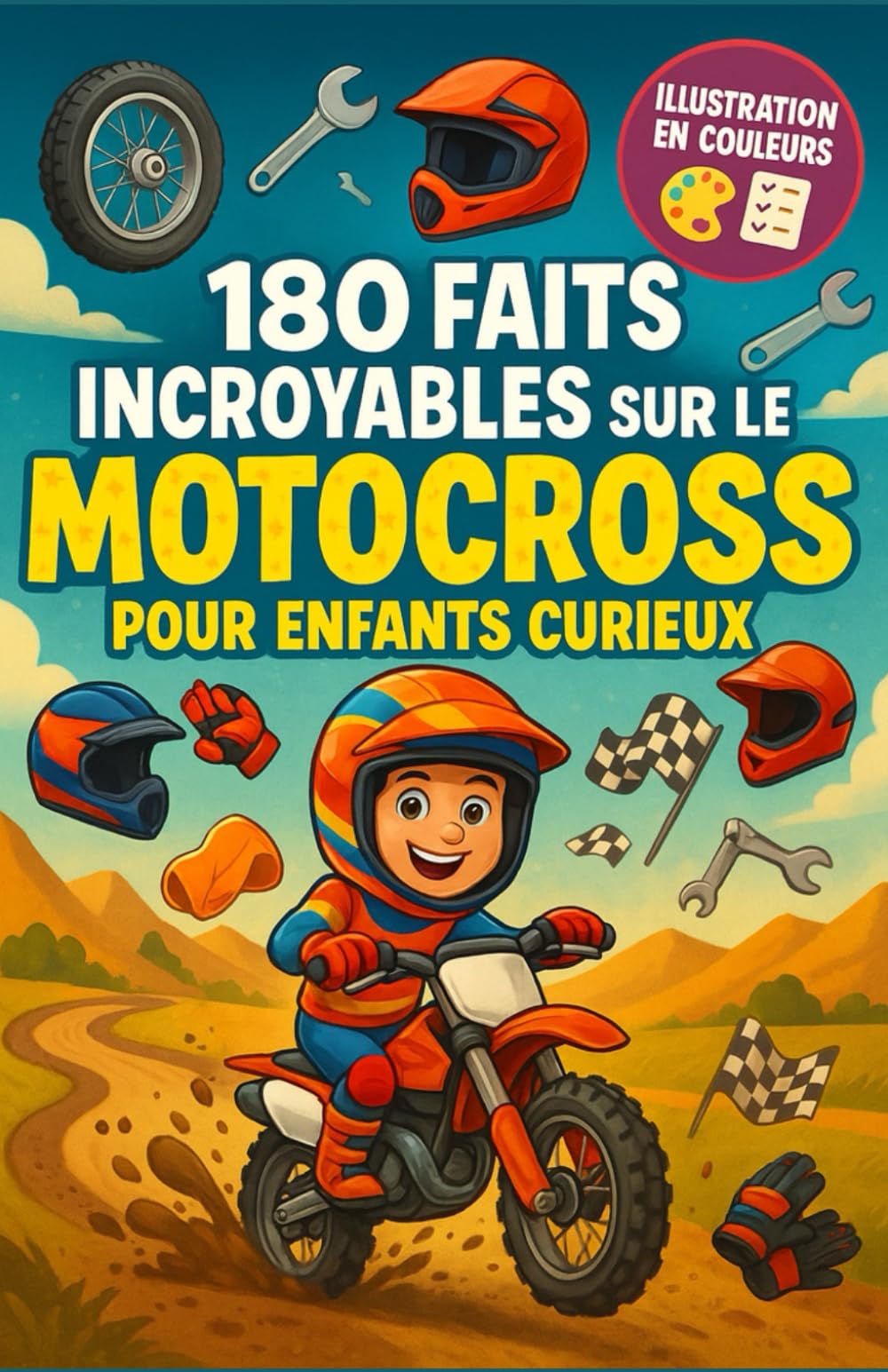 180 faits incroyables sur le Motocross pour enfants curieux: Découvrez le motocross, avec des illustrations en couleurs et un quiz bonus – Idéal pour ... apprentissage, aventure, passion et technique book