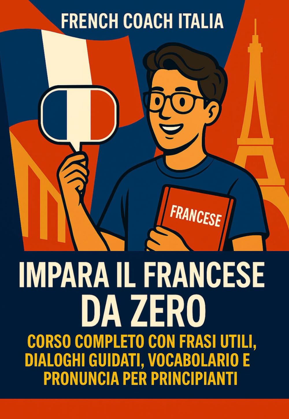 Impara il Francese da Zero: Corso Completo con Frasi Utili, Dialoghi Guidati, Vocabolario e Pronuncia per Principianti: Con esempi reali, esercizi pratici e trascrizione fonetica Social Sciences