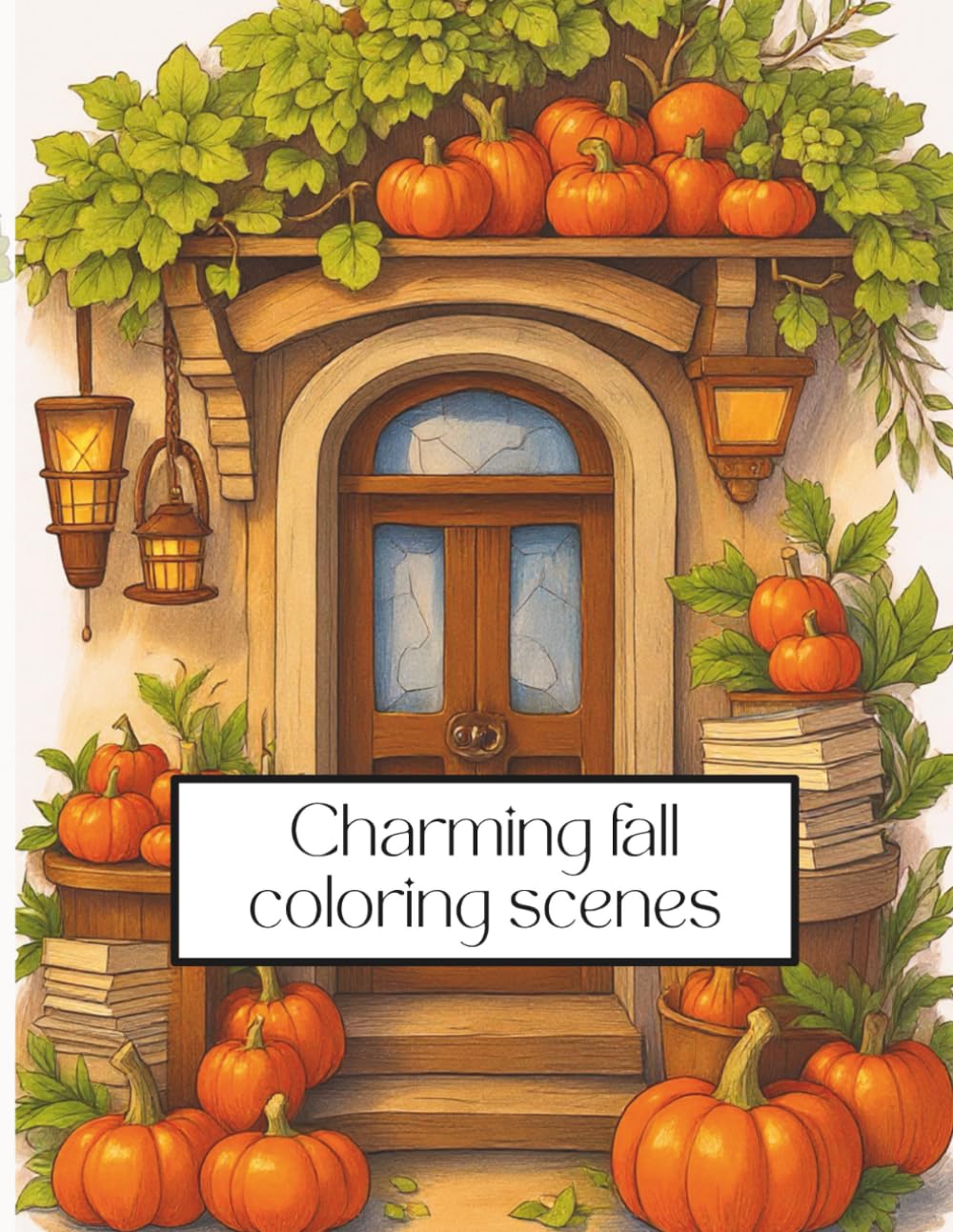 Charming fall scenes: A seasonal coloring book for all ages Hobbies & Crafts