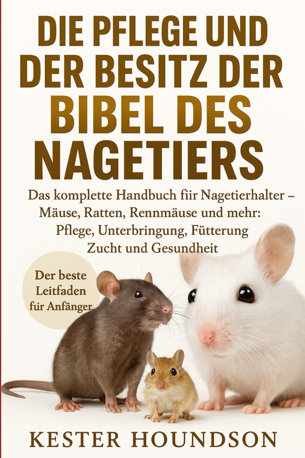 DIE PFLEGE UND DER BESITZ DER BIBEL DES NAGETIERS: Das komplette Handbuch für Nagetierhalter – Mäuse, Ratten, Rennmäuse und mehr: Pflege, Unterbringung, Fütterung, Zucht und Gesundheit Medicine