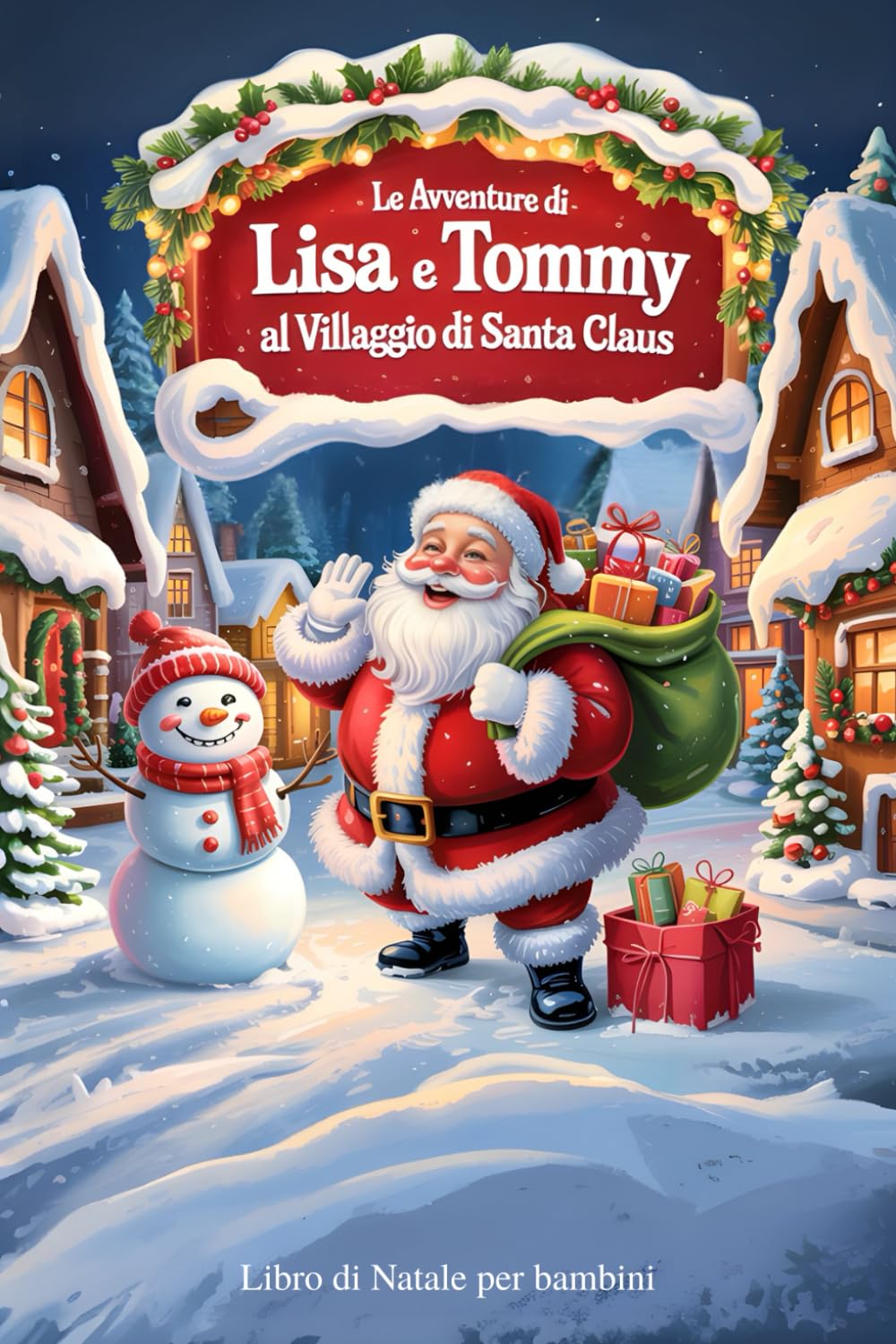 Storie di Natale per Bambini: Le Avventure di Lisa e Tommy al Villaggio di Santa Claus. Libro illustrato a Colori book