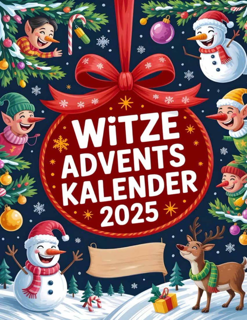 Witze Adventskalender 2025: 24 Tage voller Kinderwitze, Spaß und Lachen zur Weihnachtszeit, Das Geschenk für Kinder ab 8 Jahren book