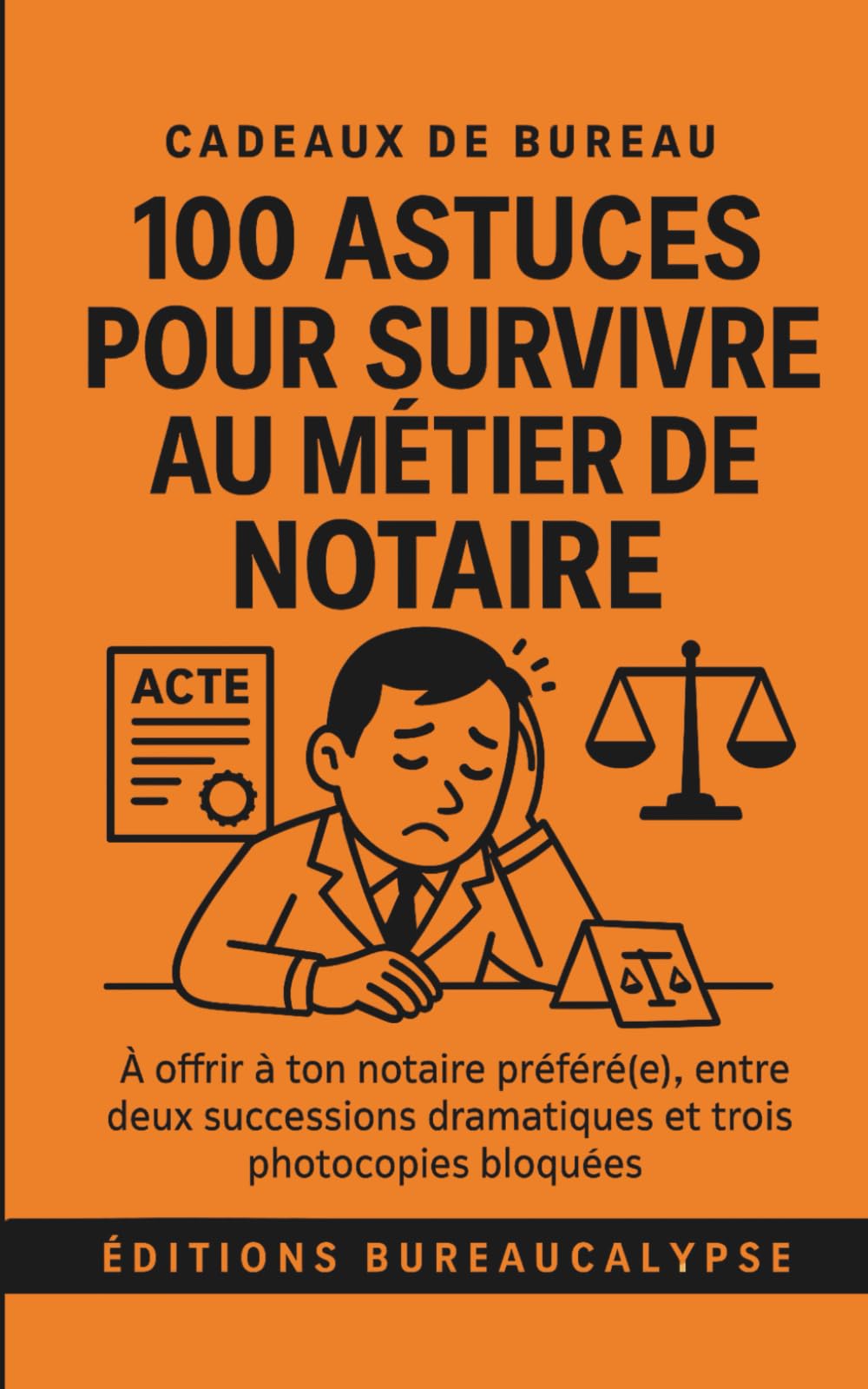 100 Astuces pour survivre au métier de Notaire: À offrir à ton notaire préféré, entre deux successions dramatiques et trois photocopies bloquées Business, Finance & Career