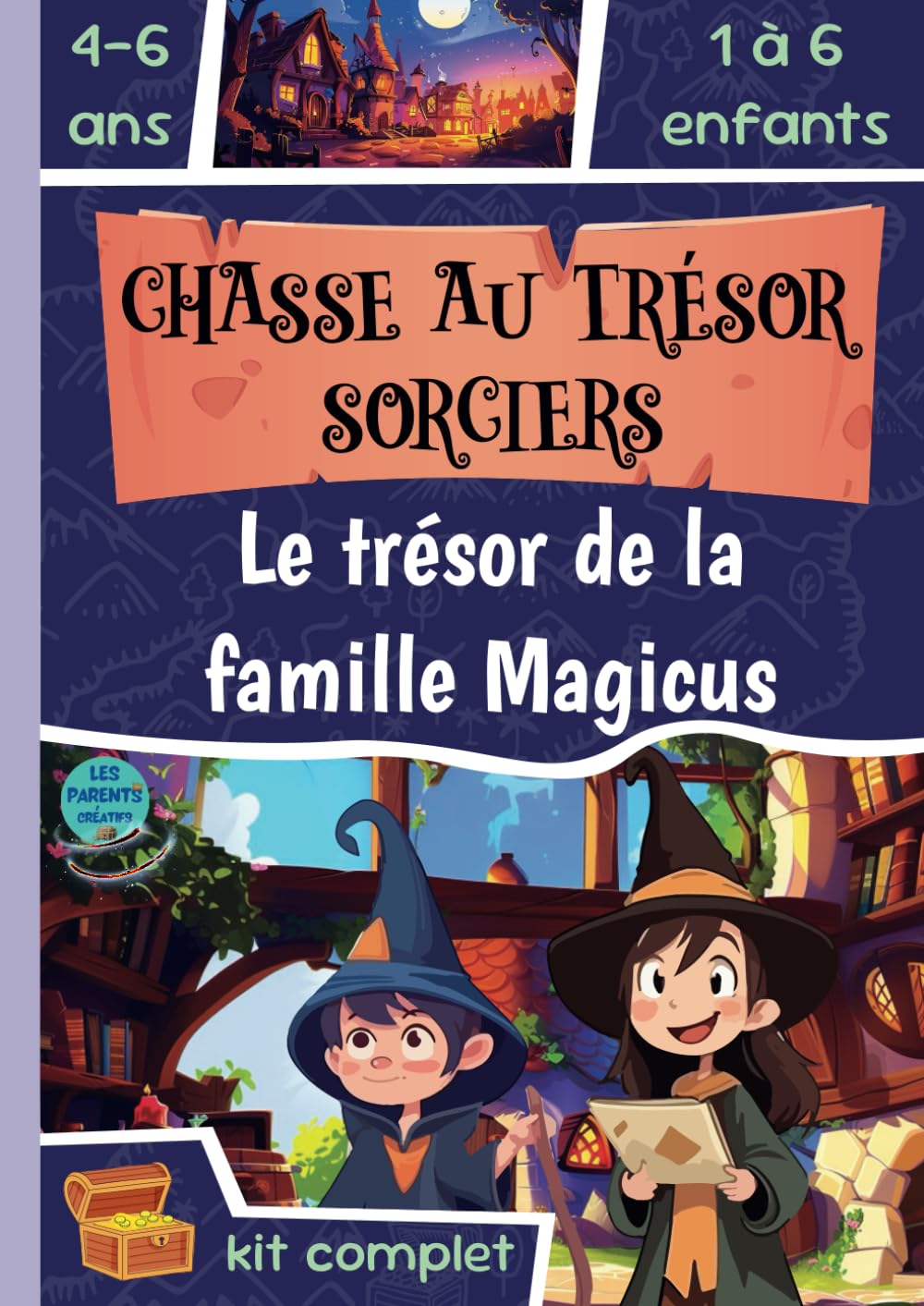 Chasse au trésor Sorciers : Le trésor de la famille Magicus: kit complet pour un anniversaire pour enfants ou Halloween | Tout compris | Chasse au trésor clé en main | 4 5 6 ans | Filles et garçons book