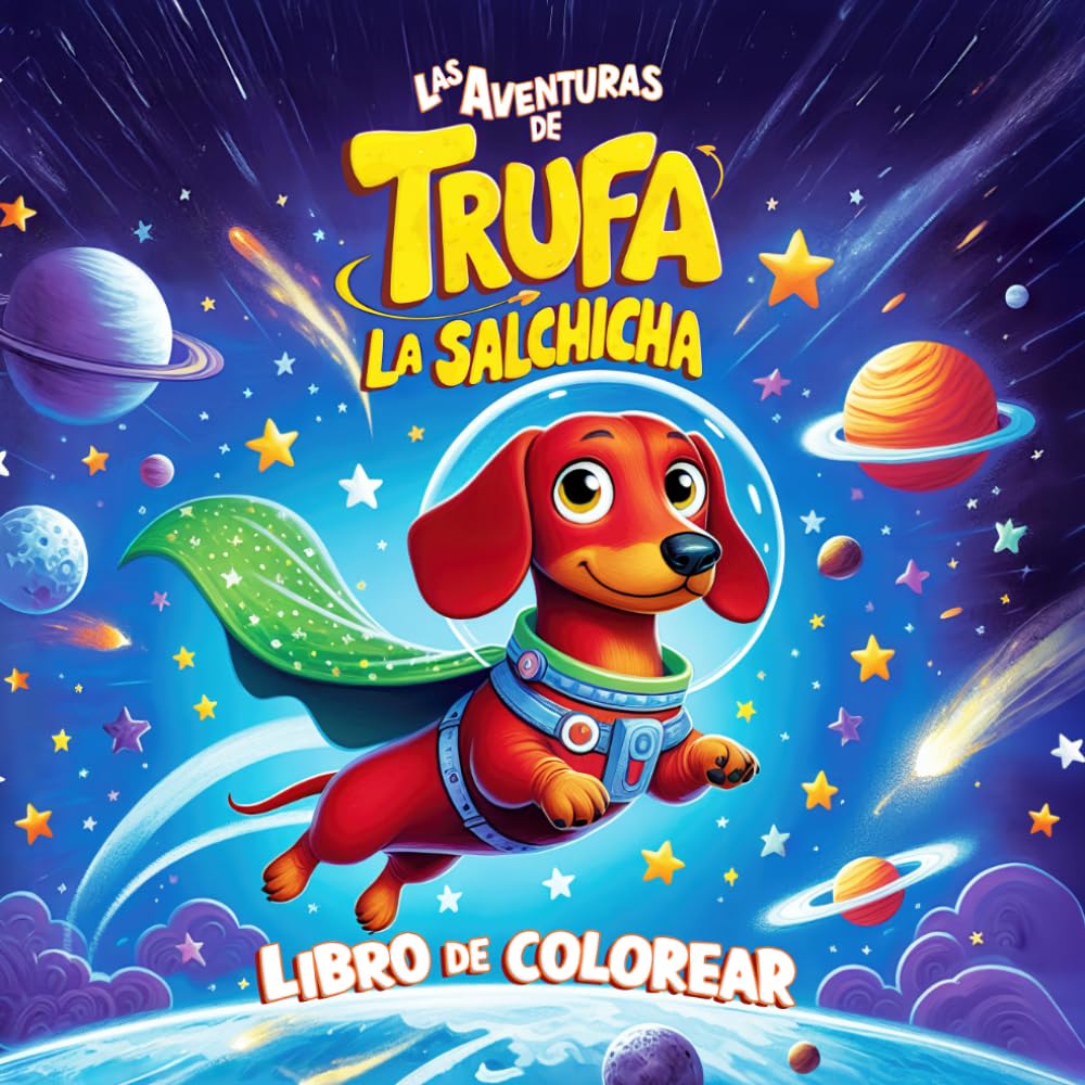 Trufa la Salchicha - Libro de Colorear: Colorea las Aventuras de Trufa y su Pelotón. 40 Dibujos Fáciles y Divertidos para Todas las Edades Non-fiction