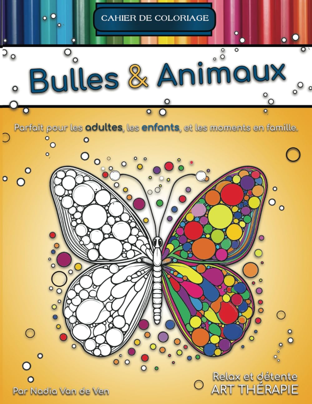 Cahier de coloriage : Bulles et Animaux: Un voyage créatif et apaisant pour petits et grands book
