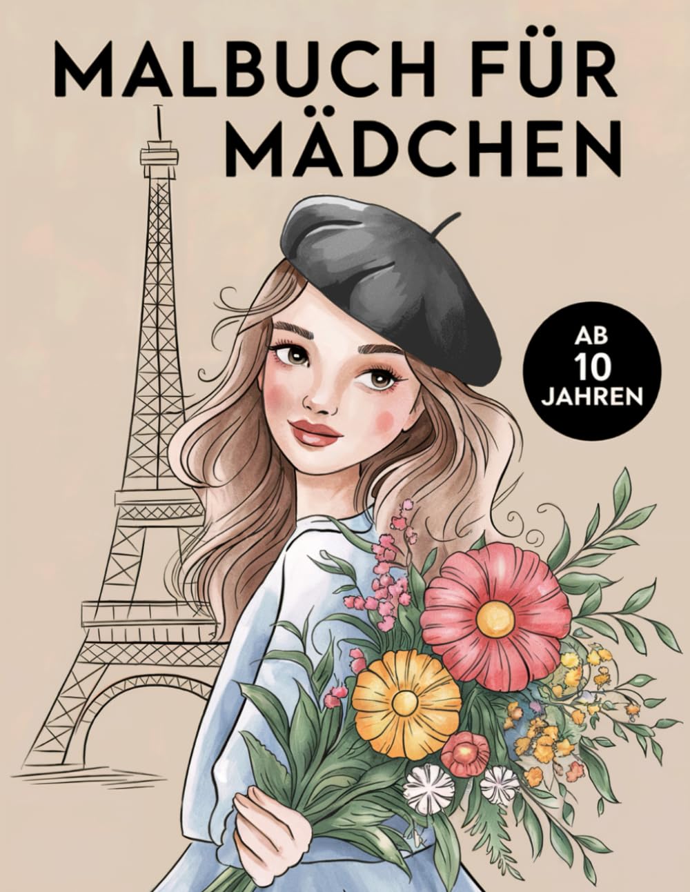 Malbuch für Mädchen ab 10 Jahren: Fördere die Achtsamkeit und Kreativität. Die perfekte Beschäftigung und das perfekte Geschenk für Mädchen. Manga