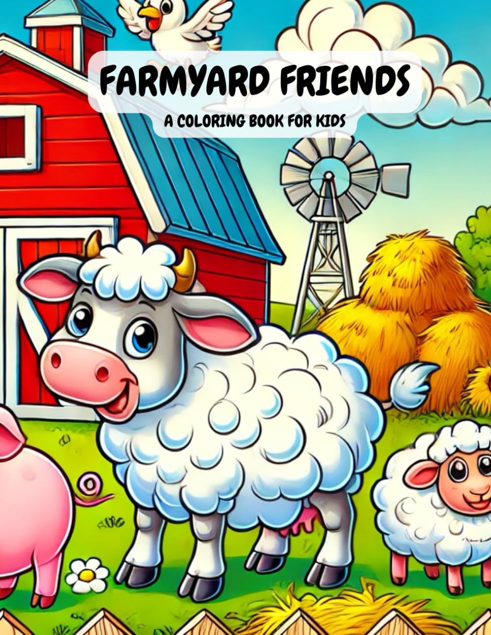 Farmyard Friends: A Coloring Book for Kids Novels & Short Stories
