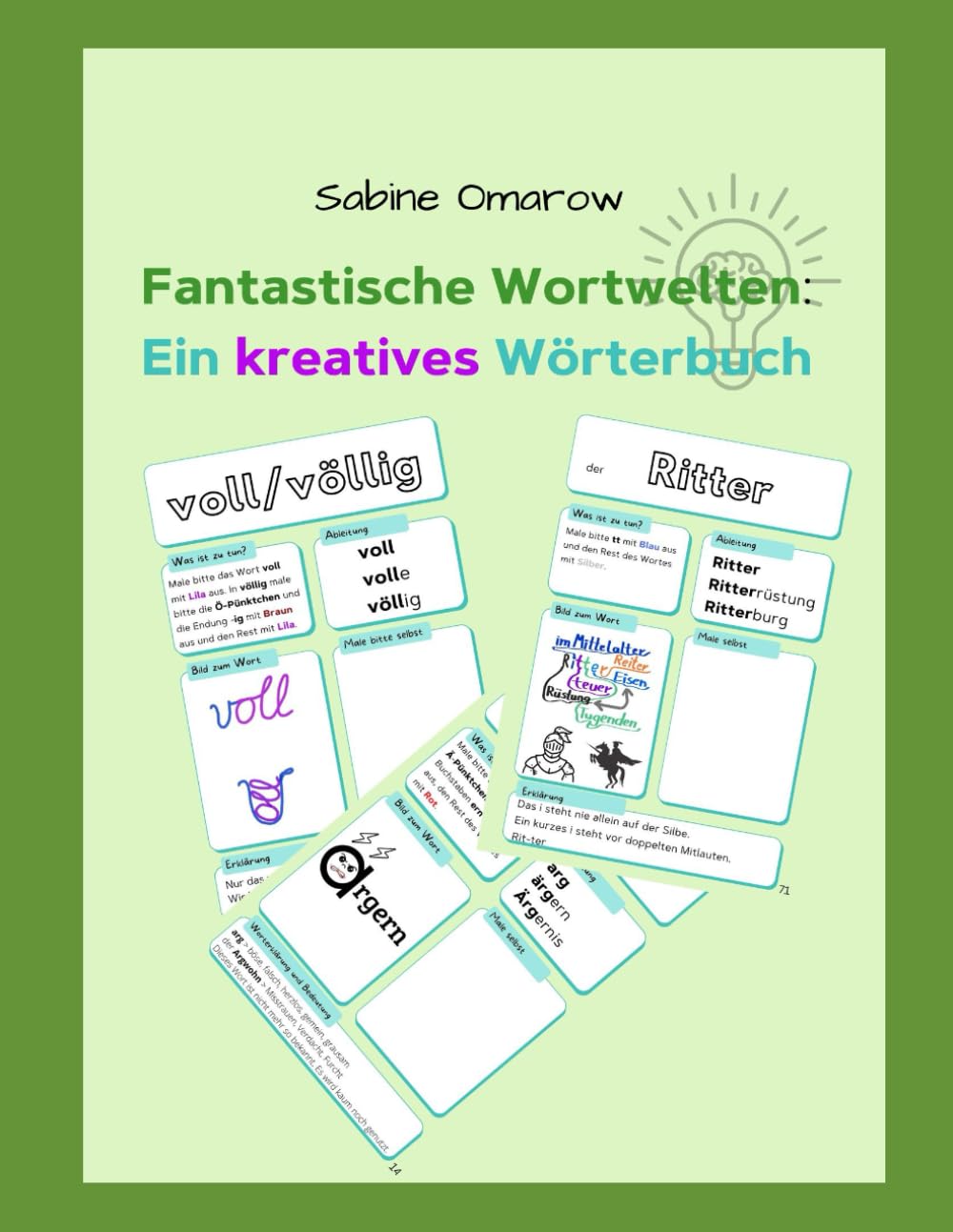 Fantastische Wortwelten: Ein kreatives Wörterbuch Study Guides